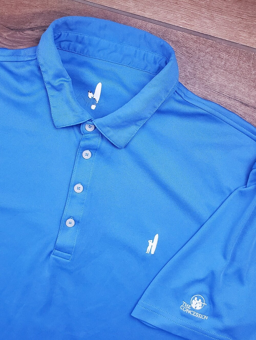 Johnnie-O The Concession Golf Club Blue Performance Polo Men's XL